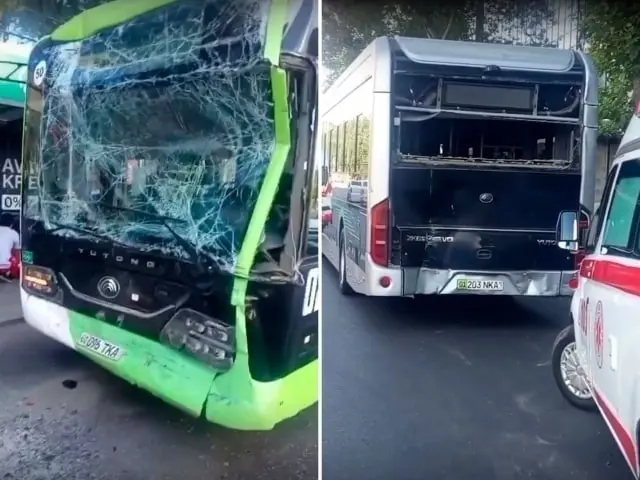 В Ташкенте произошло ДТП с участием двух автобусов 11:29 / 05.08.2026 11:29 / 05.08.2026 В Ташкенте произошло ДТП с участием двух автобусов