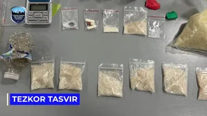 В Ташкенте у преступной группы изъяли полкилограмма наркотиков. Видео
