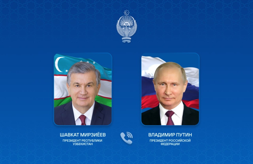 Шавкат Мирзиёев и Владимир Путин обсудили развитие сотрудничества