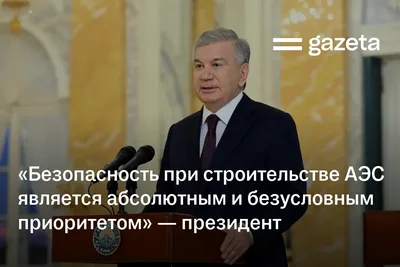 «Безопасность при строительстве АЭС является абсолютным и безусловным приоритетом» — президент