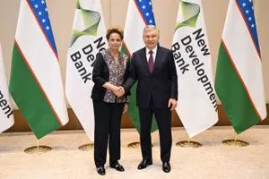 Президент Узбекистана обсудил приоритеты партнерства с Новым банком развития