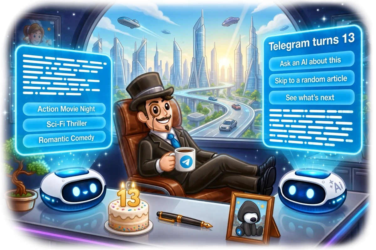 В Telegram появились встроенные в сообщения кнопки и другие функции