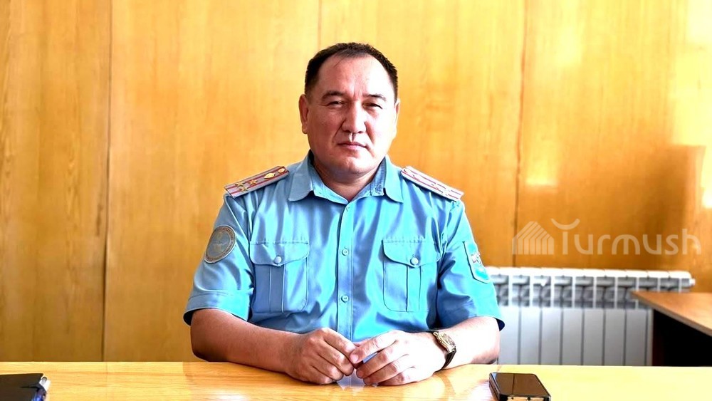 Полковник Мирлан Давлеталиев стал начальником ОВД города Майлуу-Суу