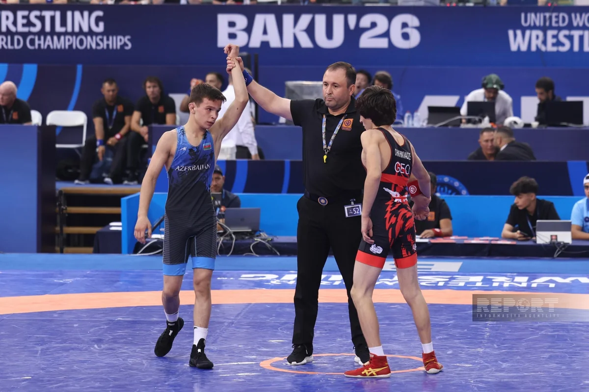 Борец Омар Салманов завоевал первую медаль для Азербайджана на чемпионате мира