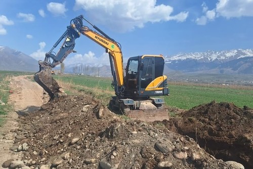 В селе Шабдан уложили 1,63 км магистрального водопровода, - Минсельхоз