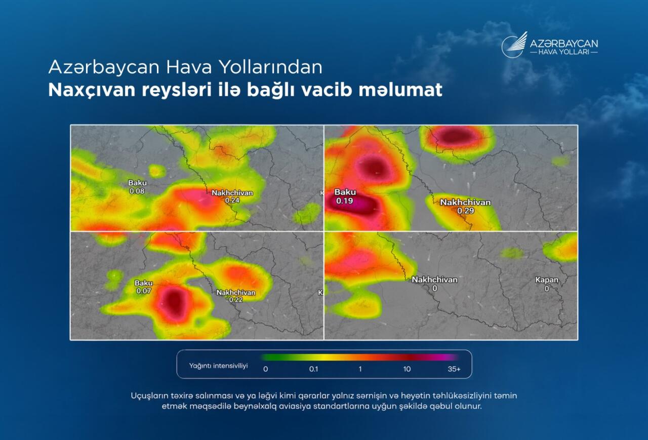 AZAL отложил ряд рейсов в Нахчыван