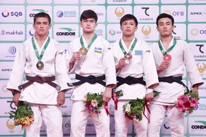 Юные дзюдоисты Узбекистана выиграли общекомандный зачет Кубка Азии