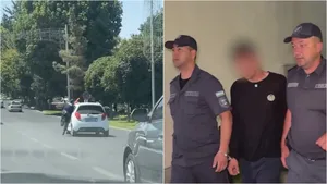 В Самарканде задержан водитель, подвергший опасности жизнь инспектора ДПС — видео