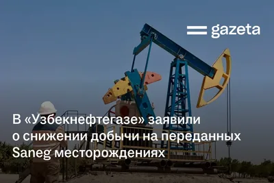 В «Узбекнефтегазе» заявили о снижении добычи на переданных Saneg месторождениях