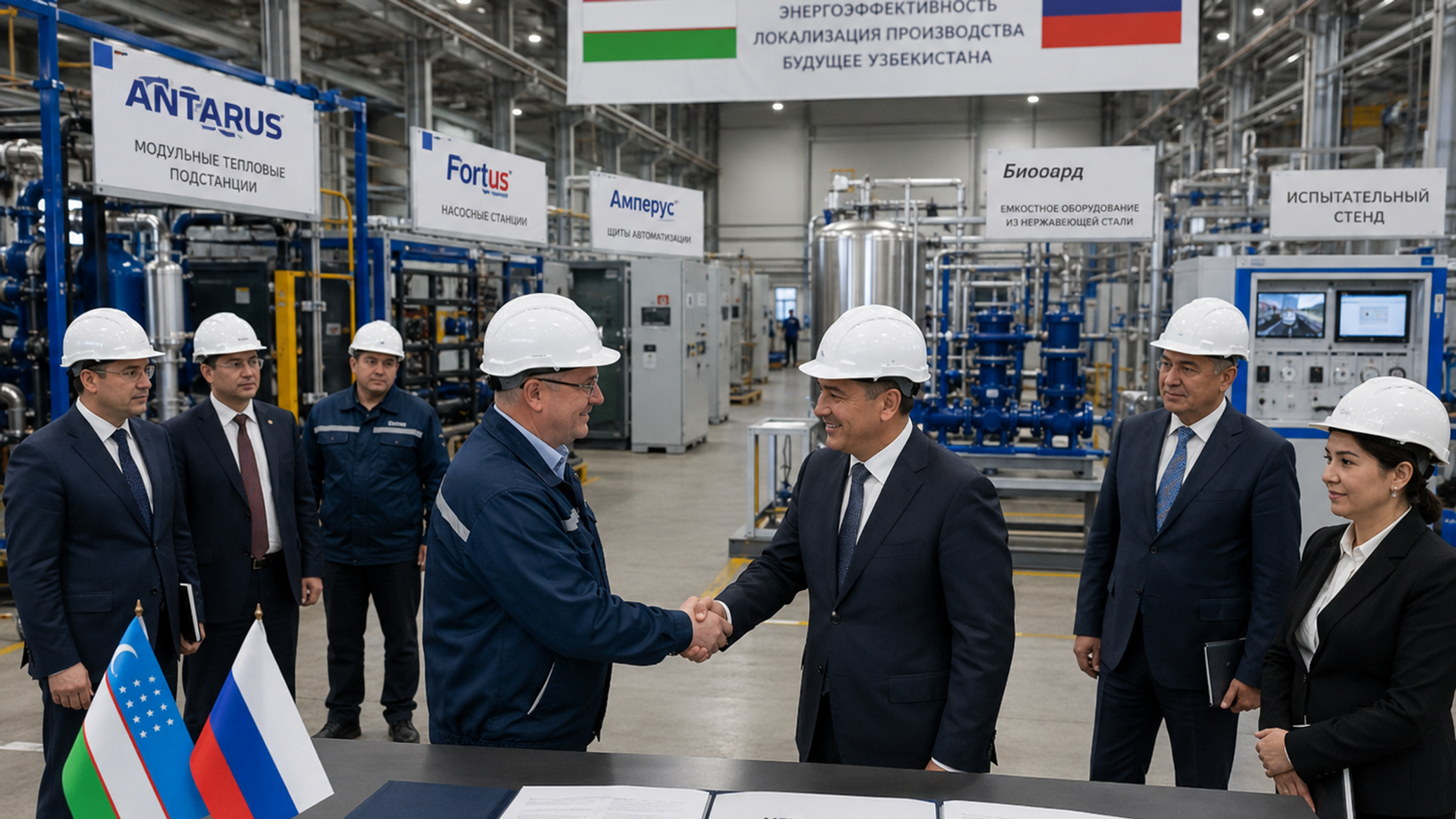 Российская компания готова локализовать в РУз производство оборудования для теплоснабжения