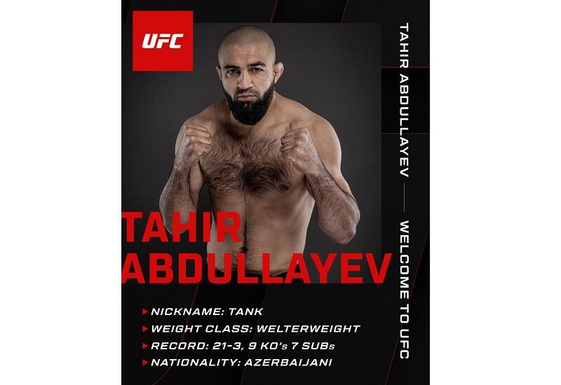 Азербайджанский "Танк" выступит на турнире UFC в Баку