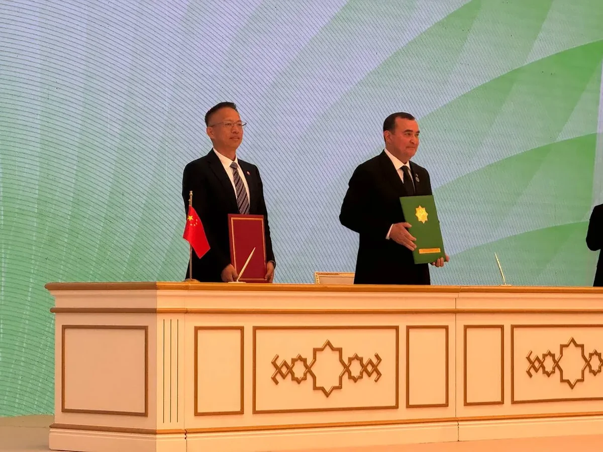 Туркменгаз и CNPC подписали контракт по IV этапу освоения Галкыныша
