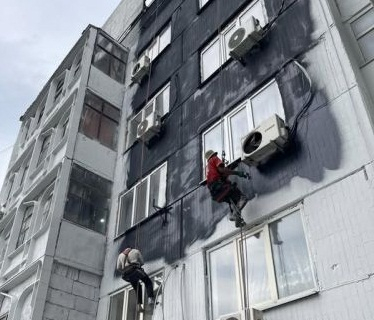 Власти Бишкека опровергли повторную покраску домов к ШОС