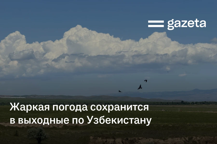 Жаркая погода сохранится в выходные по Узбекистану