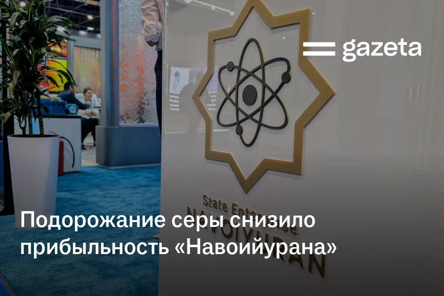 Подорожание серы снизило прибыльность «Навоийурана»