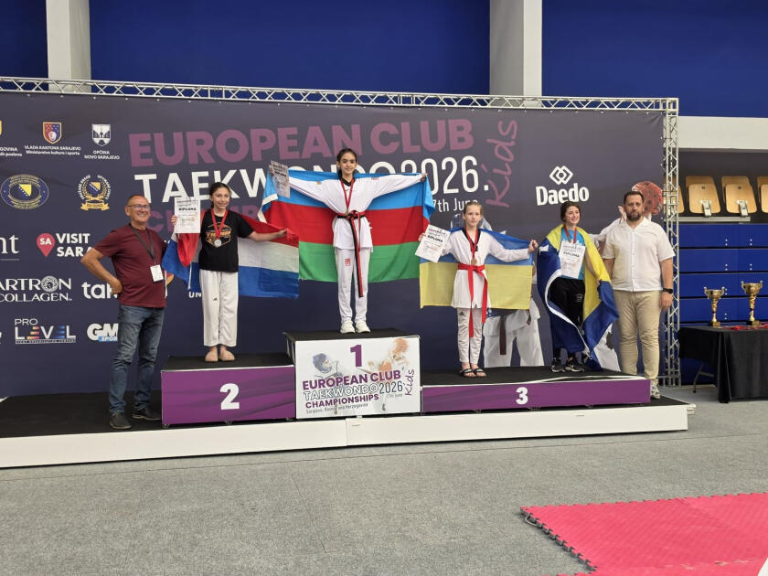 Азербайджанские таэквондисты стали победителями клубного чемпионата Европы