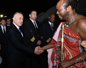 Король Эсватини прибыл в Азербайджан