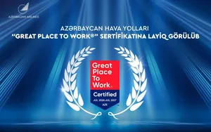 Azerbaijan Airlines впервые получил международный сертификат Great Place to Work®