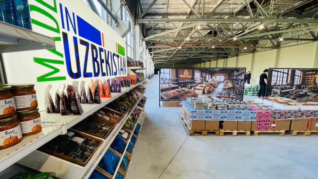 В Риге открылся складской комплекс Узбекистана и торговая точка Uzbek Bazar