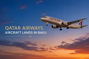 Самолет Qatar Airways, следовавший в Тбилиси, совершил внеплановую посадку в Баку