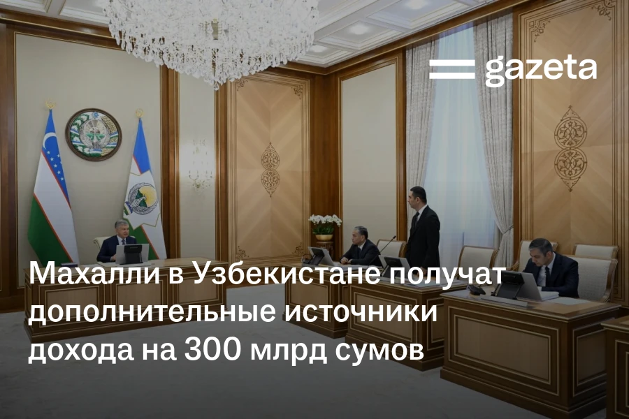 Махалли в Узбекистане получат дополнительные источники дохода на 300 млрд сумов