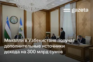 Махалли в Узбекистане получат дополнительные источники дохода на 300 млрд сумов