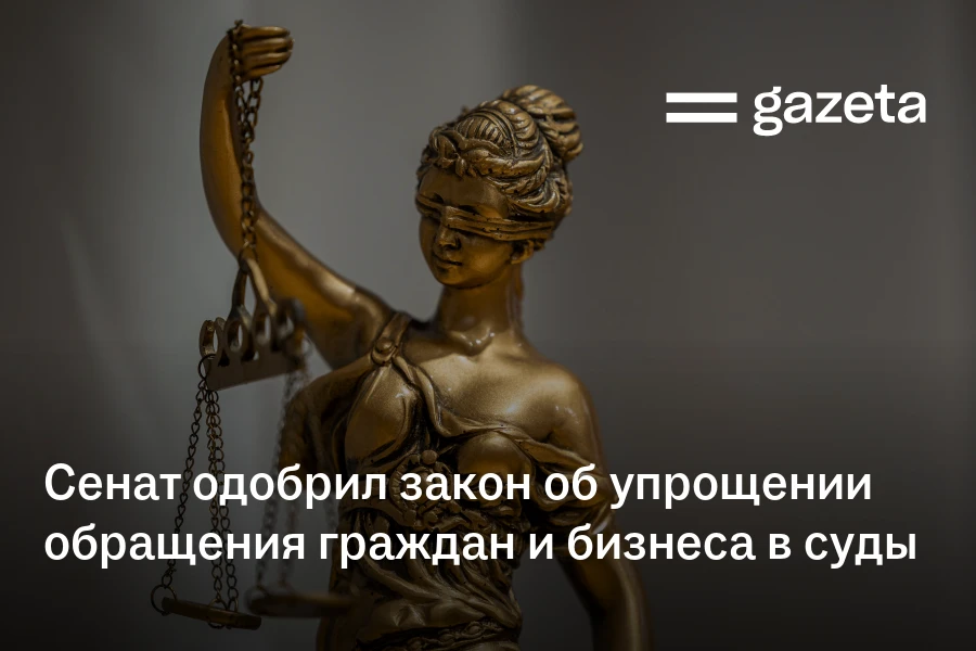 Сенат одобрил закон об упрощении обращения граждан и бизнеса в суды