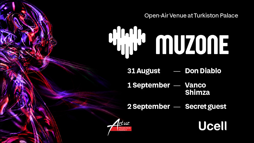 В Ташкенте пройдёт MUZONE Fest — международный фестиваль электронной музыки мирового уровня