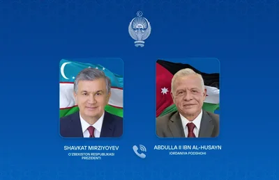 Мирзиёев и король Иордании обсудили развитие сотрудничества
