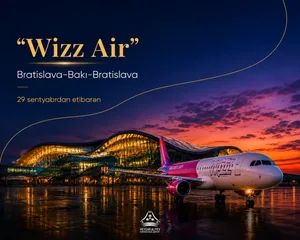 Wizz Air запускает прямые рейсы между Баку и Братиславой