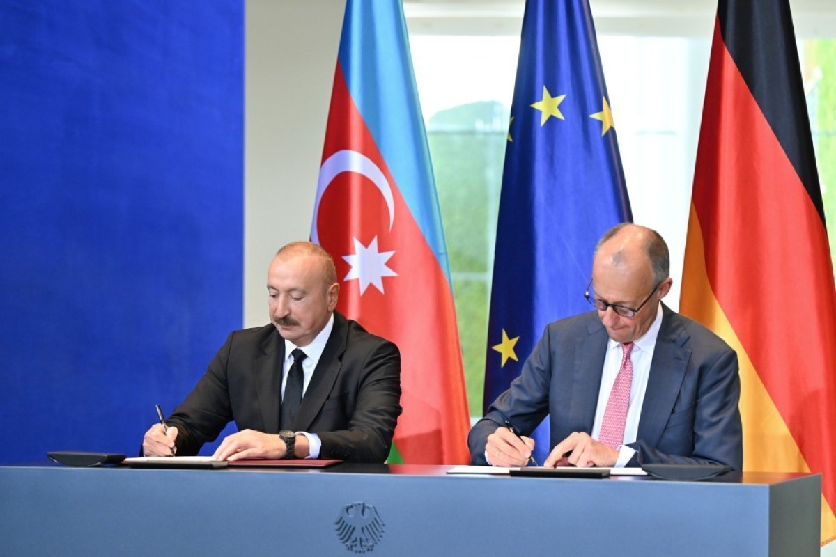 Азербайджан и Германия подписали декларацию о стратегическом партнерстве-ОБНОВЛЕНО