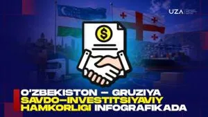 Развивается торгово-инвестиционное сотрудничество Узбекистана и Грузии