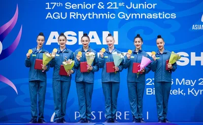 Узбекские гимнастки триумфально выступили на чемпионате Азии