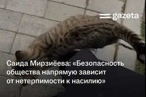 Саида Мирзиёева: «Безопасность общества напрямую зависит от нетерпимости к насилию»
