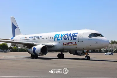 Лоукостер FlyOne Armenia запустил прямые рейсы из Еревана в Ташкент
