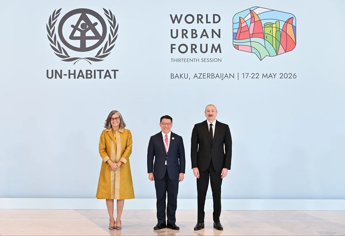 Президент Ильхам Алиев принимает участие на церемонии открытия WUF13 в Баку - ОБНОВЛЕНО