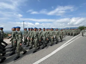 В Лачине состоялось шествие военнослужащих
