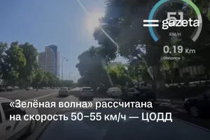 «Зелёная волна» рассчитана на скорость 50−55 км/ч — ЦОДД Ташкента