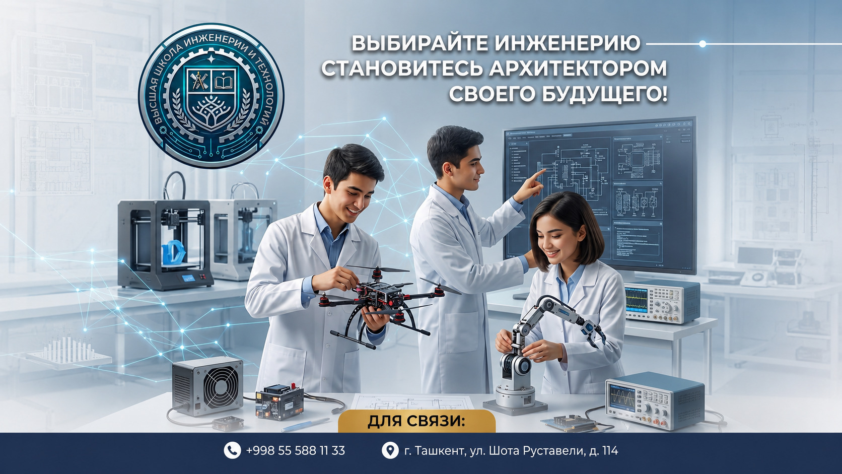 В Ташкенте открылась Высшая школа инженерии и технологий с ускоренной системой обучения