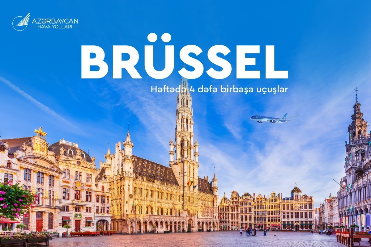 AZAL открывает прямые рейсы в Брюссель
