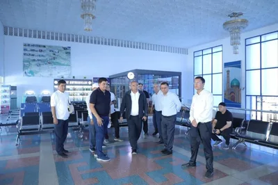 В Навоийской области реконструируют железнодорожный вокзал и внедряют отечественные ИТ-системы
