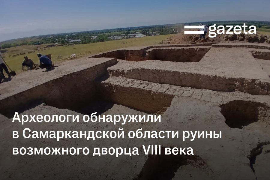 Археологи обнаружили в Самаркандской области предполагаемый дворец правителей VIII века