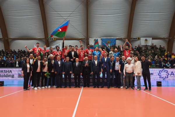 Команда Xilasedici — чемпион Азербайджана по волейболу