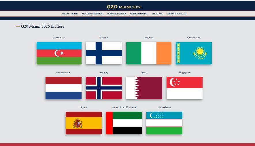 Азербайджан приглашен на саммит G20 в Майами
