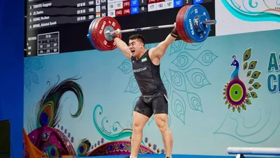Узбекский тяжелоатлет стал чемпионом Азии на турнире в Индии