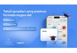2026-cı il məzunlarının elektron təhsil sənədləri “mygov” platformasında əlçatandır