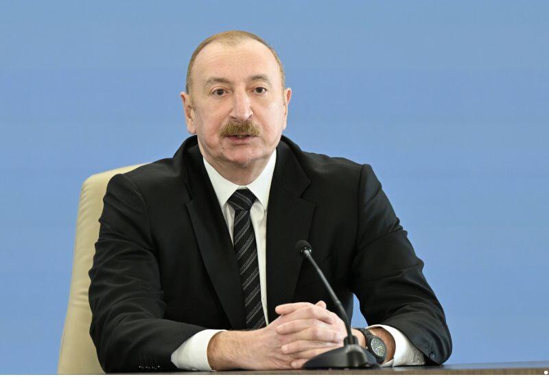 Prezident İlham Əliyev: Bu gün biz Şərq-Qərb nəqliyyat dəhlizinə geniş sərmayə yatırırıq