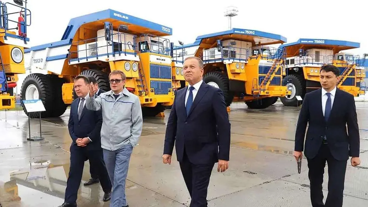 "БЕЛАЗ" обсудил сотрудничество с Навоийским горно-металлургическим комбинатом