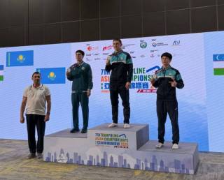 Наши спортсмены завоевали 8 медалей в чемпионате Азии по прыжкам на батуте
