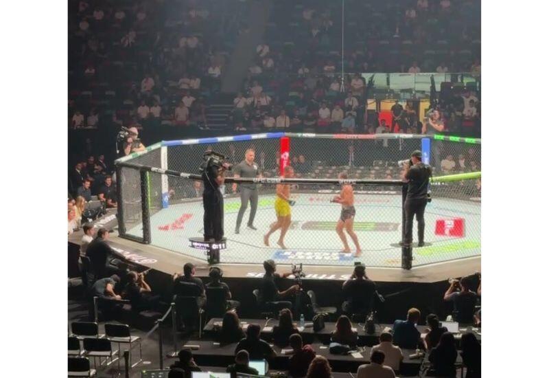 UFC Fight Night в Баку: первый бой завершился победой азербайджанского бойца